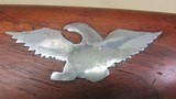 Kentucky or PA Long Rifle with Double Set Trigger, Inlayed Silver Eagle and Fittings, Approx. .36 Caliber - 19 of 19