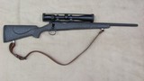 Jarrett Rifle Co. Model JSS Rifle in .22-250 Ack. Imp. Cal. 20 inch heavy barrel w/Swarovski Scope and Jarrett Sling - 1 of 20