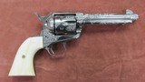 Colt Single Action Army Revolver Custom Engraved by a Master Engraver - 3 of 18
