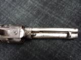 Colt single action 45 Cal. Nickel with 4 3/4 Barrel - 5 of 12