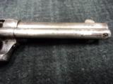 Colt single action 45 Cal. Nickel with 4 3/4 Barrel - 11 of 12