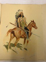 3 Portrait reprint folio's Remington Arms. Frederic Remington. Sid Latham - 14 of 15