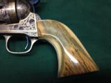 Colt SAA 3rd Generation Beautifully Engraved 45 Colt - 5 of 14