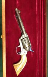 Colt SAA 3rd Generation Beautifully Engraved 45 Colt - 1 of 14