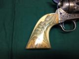 Colt SAA 3rd Generation Beautifully Engraved 45 Colt - 4 of 14