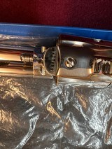 Colt Single Action Army Nickel Real Ivory Grips Unfired in Box Beautiful - 6 of 14