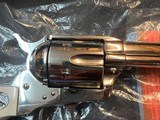 Colt Single Action Army Nickel Real Ivory Grips Unfired in Box Beautiful - 13 of 14