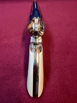 Colt Single Action Army Nickel Real Ivory Grips Unfired in Box Beautiful - 3 of 14