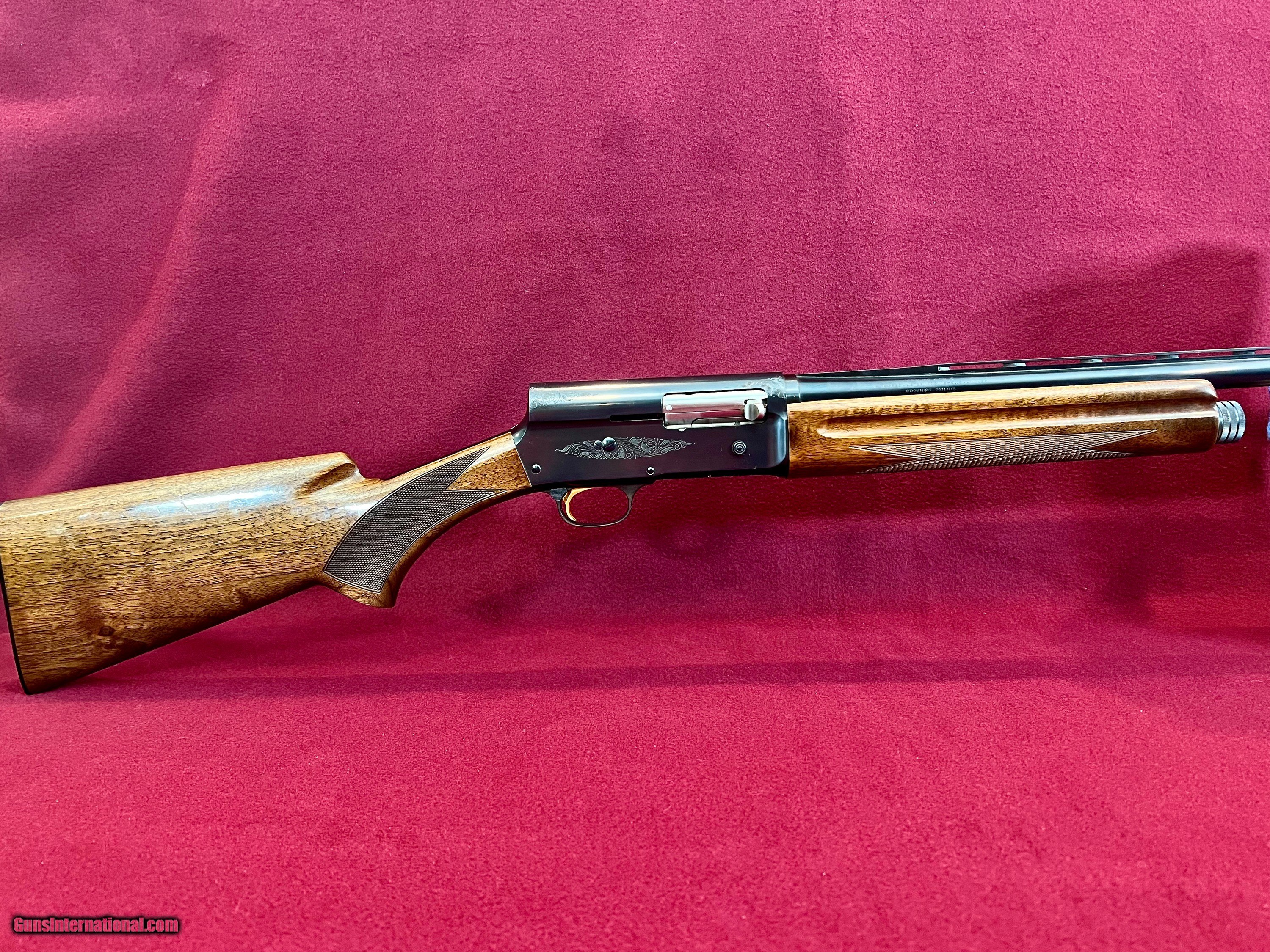 Browning A5 in Light 20GA Belgium Unfired Perhaps One of the Last Belgium Made A5's