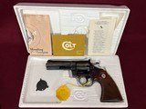 Colt Diamondback 22LR, 4 Inch As New with Box, Paperwork, Hangtag, 1976 Manufacture - 1 of 15