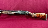 Winchester Model 12 Grade V Trap Pigeon Signed Winchester Engraver Pauline Muerrle - 7 of 15