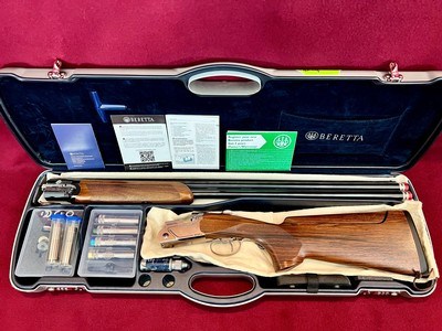 Beretta 694 BFast Sporting 12GA with Complete Set Briley Ultimate Ultralight Tubes 20-28-410 ANIC