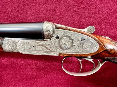 Francotte 16 Gauge Full Sidelock with Beautiful Engraving and Wood Excellent Plus Condition