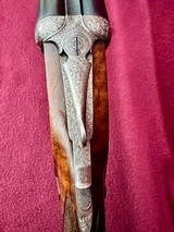 Francotte 16 Gauge Full Sidelock with Beautiful Engraving and Wood Excellent Plus Condition - 4 of 14