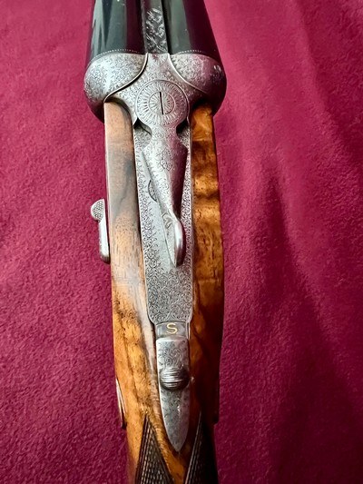 Arrieta Special Game Gun 12GA with 2 Inch Chambers Special Order Engraving and Wood - Image 5 of 15