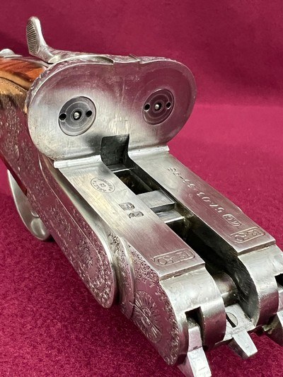 Arrieta Special Game Gun 12GA with 2 Inch Chambers Special Order Engraving and Wood - Image 13 of 15