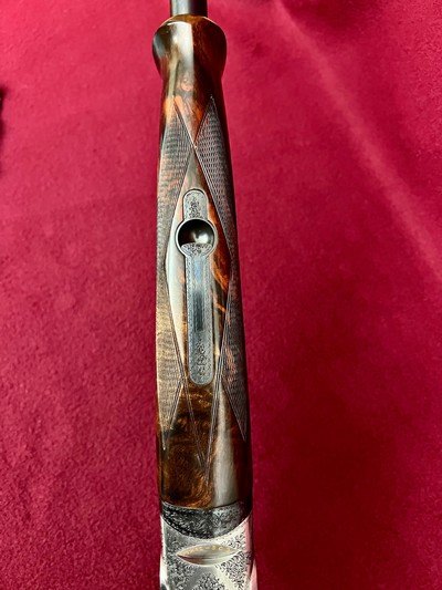 Perazzi MX12 SC3 Two Barrel Set with Exhibition Grade Wood Goldani Engraved - Image 7 of 15