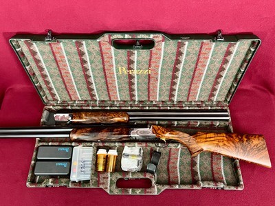 Perazzi MX12 SC3 Two Barrel Set with Exhibition Grade Wood Goldani Engraved - Image 1 of 15