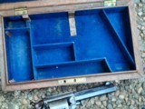 FINE FACTORY CASED TRANTER revolver with all accessories finnely engraved 80% orig blue fine cond. - 6 of 14