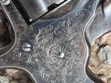 FINE FACTORY CASED TRANTER revolver with all accessories finnely engraved 80% orig blue fine cond. - 8 of 14