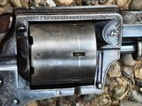 FINE FACTORY CASED TRANTER revolver with all accessories finnely engraved 80% orig blue fine cond. - 4 of 14
