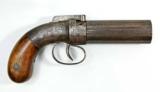 Allen and Thurber Bar Hammer Pepperbox Pistol. NRA Very Good. A beautiful piece. - 1 of 7