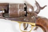 1863 Colt Army Percussion Revolver, with modern replica stock. - 3 of 9