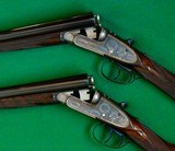 BOSS MATCHED PAIR OF TRADITIONAL ENGLISH 12 GA. SIDE-BY-SIDE GAME GUNS IN OUTSTANDING CONDITION - 11 of 13