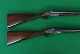 BOSS MATCHED PAIR OF TRADITIONAL ENGLISH 12 GA. SIDE-BY-SIDE GAME GUNS IN OUTSTANDING CONDITION - 4 of 13