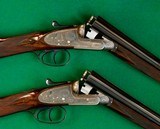BOSS MATCHED PAIR OF TRADITIONAL ENGLISH 12 GA. SIDE-BY-SIDE GAME GUNS IN OUTSTANDING CONDITION - 10 of 13