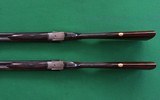 BOSS MATCHED PAIR OF TRADITIONAL ENGLISH 12 GA. SIDE-BY-SIDE GAME GUNS IN OUTSTANDING CONDITION - 6 of 13