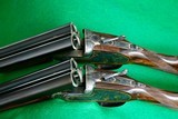 PURDEY MATCHED PAIR OF 12 GA BEST SIDELOCK EJECTOR SXS2-3/4", 1-1/4 oz. GAME GUNS - 4 of 15