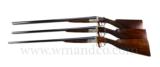 Marcel Thys 3 Gun Set 12, 20, 28 Gauge Ejectors 15" LOP, New Cond Engraved with Gold Inlay.
- 6 of 6