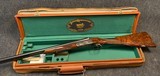 Parker Reproduction 20 Ga DHE Straight Grip Double Trigger Cased Best Exhibition Wood - 2 of 14