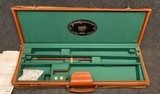 Parker DHE 28Ga 2 BBL set Cased, Straight Hand, Double triggers rare configuration, with original sales receipt. - 12 of 17