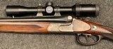 Ernst Kerner of Suhl Double Rifle Drilling 7.65R over 16 Gauge Scoped, English Grip, Ejectors. - 2 of 20