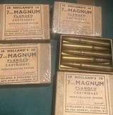 Holland & Holland Royal 7MM Magnum Flanged Cased. - 17 of 17