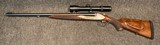 Dumoulin .375 H&H Magnum Ejector Double Rifle Scoped, Gamescene Engraved. - 4 of 24