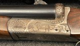 Dumoulin .375 H&H Magnum Ejector Double Rifle Scoped, Gamescene Engraved. - 5 of 24