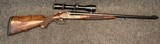 Dumoulin .375 H&H Magnum Ejector Double Rifle Scoped, Gamescene Engraved. - 2 of 24