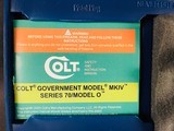 Colt 1911 Gold Cup National Match 9MM Government Model MKIV Series 70 Model 0. - 2 of 7
