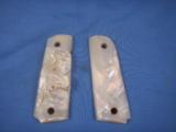 Colt Pre-War 1911/1911A1 Vintage Carved Pearl Grips - 5 of 6