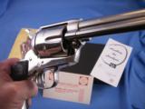 Colt 2nd Generation Single Action Army Revolver Nickel (1960) - 6 of 15