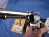 Colt 2nd Generation Single Action Army Revolver Nickel (1960) - 7 of 15