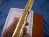 Colt Model 1903 Pistol Engraved and 24K Gold Plated - 11 of 14