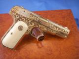 Colt Model 1903 Pistol Engraved and 24K Gold Plated - 14 of 14