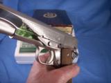 Colt Government Model Mark IV Series 70 High Polish Nickel MINT! - 12 of 13
