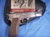 Browning Hi-Power Nickel/Silver Chrome Finish 1980 - 2 of 10