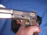 Browning Hi-Power Nickel/Silver Chrome Finish 1980 - 3 of 10