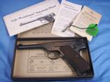 Colt 1st Series Woodsman Sport Model Pistol w/Box/papers - 3 of 15